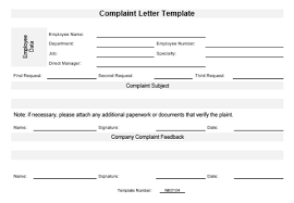 ne0104 complaint letter template