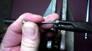 bending horseshoe nails you