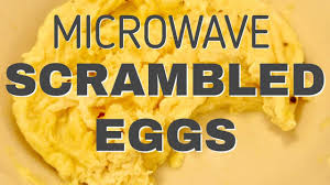 microwave scrambled eggs in less than 2