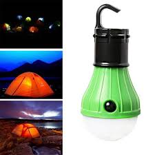 Portable 3 Led Lantern Tent Light Bulb For Camping Hiking Fishing Emergency Battery Powered Light Walmart Com Walmart Com