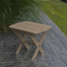 Recycled Plastic Poly Folding End Table