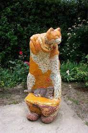 Cat Seat Mosaic Modern Sculptures