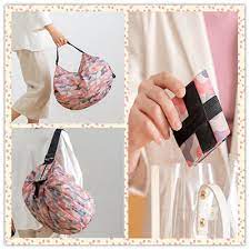 UK Foldable Shopping Bag One-shoulder Travel Portable Large Grocery Bag |  eBay