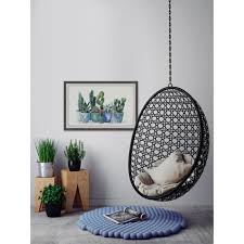 They come in styles that range from a sophisticated sphere to soft macramé or kitschy quilted color hammock. Trend Watch Hanging Wicker Egg Chairs For Indoors Out Hayneedle