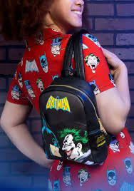 clic batman vs joker mini backpack