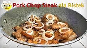 pork chop steak ala bistek alog
