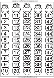 Image Result For Number Chart 1 50 Preschoolers Preschool
