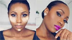 natural looking highlight and contour