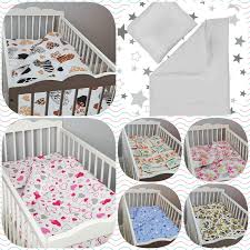 4 Pcs Bedding Set Baby For Crib Cot Cot