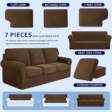 subrtex sofa slipcover sets 7 pieces