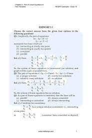 Ncert Exemplar For Class 10 Maths