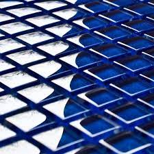 Electric Blue 2 5 X 2 5cm Mosaic Tiles