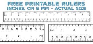 Printable Ruler - Free Accurate Ruler Inches, CM, MM - World of Printables