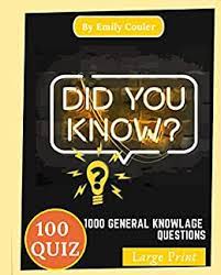 How many can you identify? Did You Know 1000 Challanging General Knowlage Questions Game Night Book Pub Quiz Trivia Questions For Young And Adults 100 Quiz Kindle Edition By Couler Emily Humor Entertainment Kindle Ebooks Amazon Com