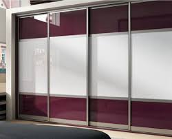 Khaas Glass White Sliding Closet Door