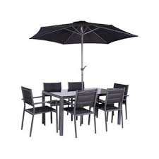 Soro 6 Seater Set Including Parasol