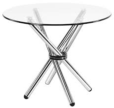 Modern Round Glass Top Table