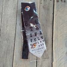 Details About Steven Harris Mens Tie Black Eye Chart Novelty Print Optometrist 100 Polyester