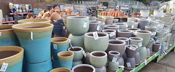 Ornamental Stoneware And Plant Pots In