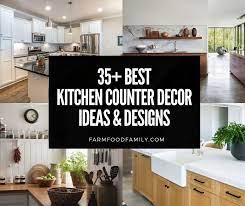 kitchen counter decor ideas and designs