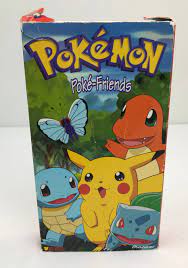 Vintage Pokemon Poke-friends VHS Tape Movie Video Cassette
