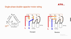 how to wire single phase motor ato com