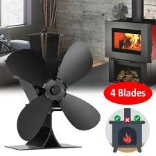 The best value multi fuel stoves and traditional woodburners with or without back boilers on spain's. Black 4 Blade Eco Heat Powered Wood Stove Fan Log Wood Burner Top Fan 50 340 C Other Fireplaces Stoves Home Garden