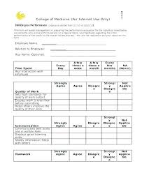 Performance Evaluation Template For Managers Review Office Manager
