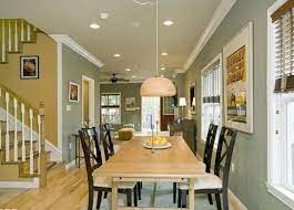 As an added bonus, yellow reflects light making the room much brighter. Open Floor Plan Paint Color Ideas Google Search Living Room Kitchen Paint Ideas Open Floor Plan Kitchen Living Room And Kitchen Colours