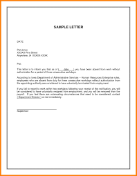 Sample Of Absence Letter For Student Leave Work Format To School
