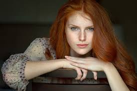 women redhead green eyes 1080p 2k 4k