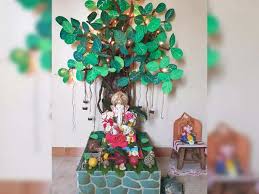 welcoming bappa in an eco friendly way