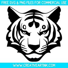 tiger face svg free svg files