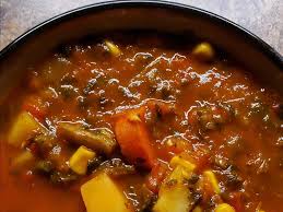 chunky vegetarian vegetable soup fast