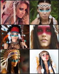 wear indian headdress for halloween
