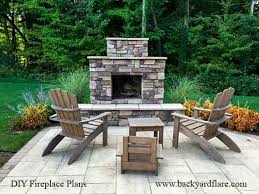 Pima Diy Outdoor Fireplace Plan