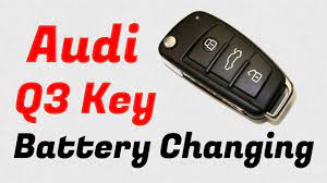 Audi Q3 Key Battery Changing, Q3 Key Battery Replacement - YouTube