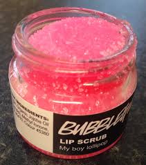 all things lush uk bubblegum lip scrub