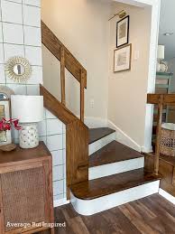 convert carpeted stairs to wood treads