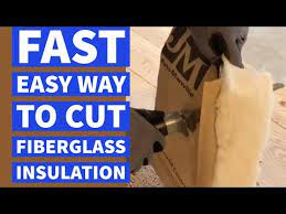 Cut Fiberglass Insulation Fast Easy Way