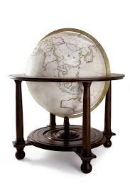 handcrafted floor standing globe