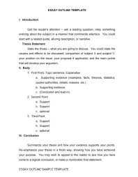 How To Write An Essay Outline Template And Examples