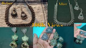 how to clean old oxidized jewellery at