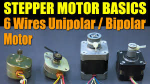 stepper motor basics 6 wires unipolar