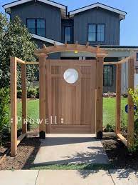 Custom Wood Garden Gates 6 With A
