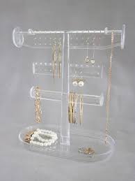 1pc clear jewelry display rack gift