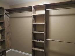 Keep these on the upper shelves near the ceiling. Walk In Closets No More Living Out Of Laundry Baskets Diy Walk In Closet Diy Closet Shelves Closet Makeover