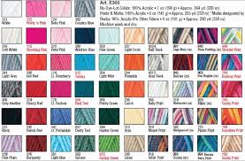 32 Matter Of Fact Yarn Colors Chart