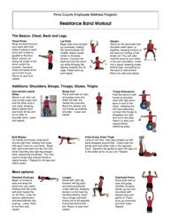 exercise charts pdf templates