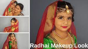 radhai makeup look for kutties